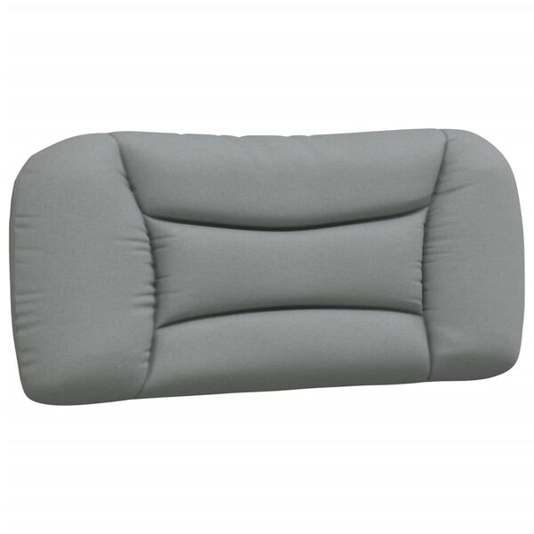 vidaXL Headboard Cushion "Hvar" Light Grey 90 cm Fabric