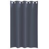 vidaXL M&ouml;rkl&auml;ggningsgardiner med Ringar 2 pcs Antracit 175 x 140 cm
