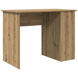 vidaXL Skrivbord hantverksm&auml;ssig ek 100x55x75 cm konstruerat tr&auml;