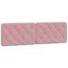 vidaXL Bed with Mattress Pink 160x200 cm Velvet