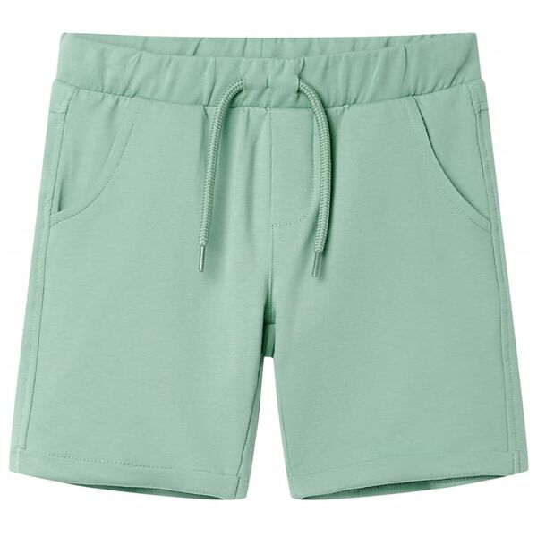 Barnshorts med snöre blandad ljus khaki 128
