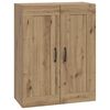 vidaXL V&auml;ggsk&aring;p Artisan-ek 69,5 x 34 x 90 cm Konstruerat tr&auml;
