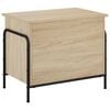 vidaXL F&ouml;rvaringsl&aring;da Sonoma-ek 80 x 40 x 49,5 cm Konstruerat tr&auml;