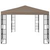 vidaXL Paviljong 4x3 m taupe