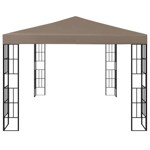 vidaXL Paviljong 4x3 m taupe