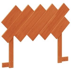 vidaXL Huvudgavel vaxbrun 100 cm massiv furu