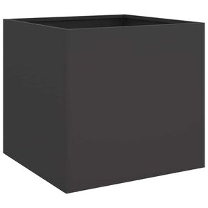 vidaXL Odlingsl&aring;da svart 42x40x39 cm st&aring;l