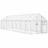 vidaXL F&aring;gelvolj&auml;r silver 1,79x8x1,85 m aluminium