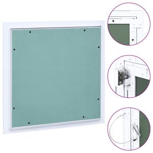 vidaXL Inspektionslucka med aluminiumram och gipsskiva 200x200 mm