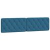 vidaXL Bed with Mattress Blue 200x200 cm Velvet