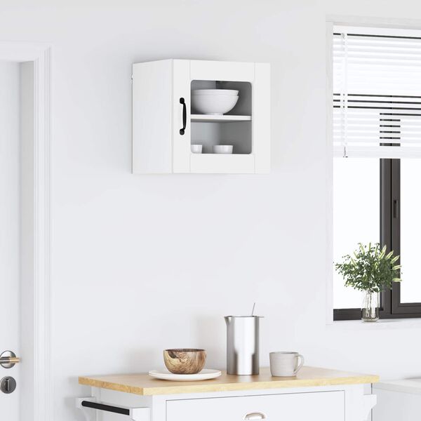 vidaXL K&ouml;kssk&aring;p H&ouml;gblanka vita 40 x 31 x 40 cm Konstruerat tr&auml;