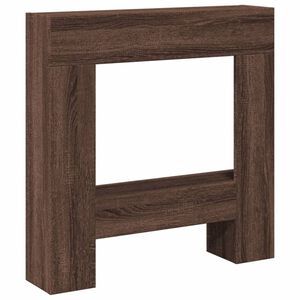 vidaXL Spiselkrans brun ek 81x18x82 cm konstruerat tr&auml;
