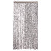 vidaXL Insektsgardin brun och beige 100x200 cm chenille