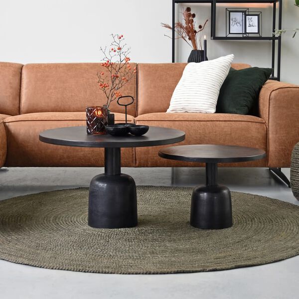 LABEL51 Matta Jute rund 180x180 cm XXL gr&ouml;n