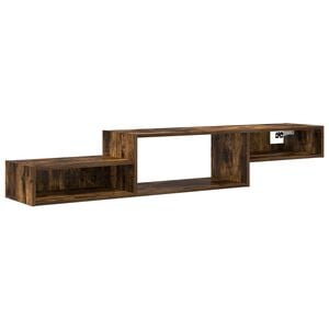 vidaXL V&auml;ggmonterad TV-sk&aring;p V&auml;ggmonterat R&ouml;kt ek 150 x 28 x 26 cm