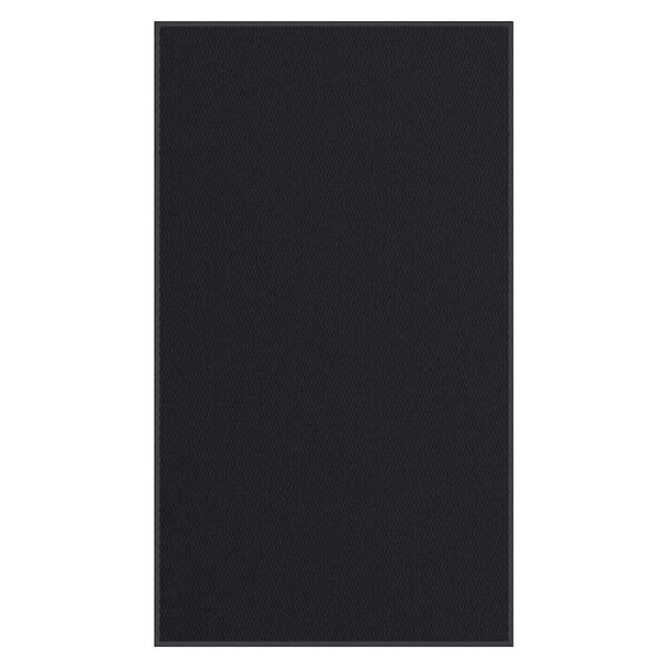 vidaXL D&ouml;rrmatta svart 115x200 cm
