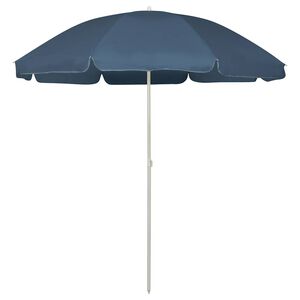 vidaXL Strandparasoll bl&aring; 240 cm