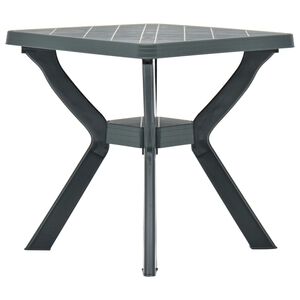 vidaXL Caf&eacute;bord gr&ouml;n 70x70x72 cm plast