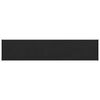 vidaXL F&ouml;nsterbr&auml;da Svart med tr&auml;&aring;dring 160 x 35 x 4,5 cm PVC