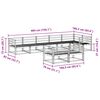 vidaXL Utomhussoffset 8 pcs Naturf&auml;rg Massivt Akaciatr&auml;