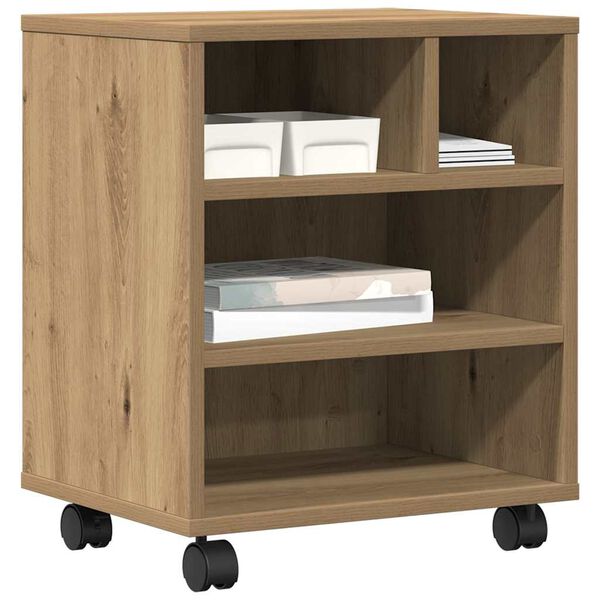 vidaXL Skrivarställ artisan ek 41 x 32 x 48 cm Konstruerat trä