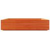vidaXL Odlingsl&aring;da vaxbrun 110x110x26,5 cm massiv furu