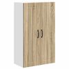 vidaXL V&auml;ggsk&aring;p LUCCA Sonoma-ek 60 x 31 x 100 cm Konstruerat tr&auml;