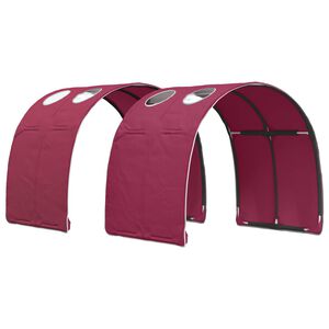 vidaXL S&auml;ngtunnel 2 st R&ouml;d Polyester
