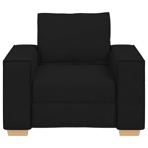 vidaXL Soffa svart 60 cm tyg
