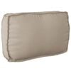 vidaXL Kudde Oxford Tyg Taupe 70 x 40 x 12 cm