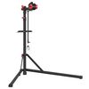 vidaXL Cykelmonteringsst&auml;ll hopf&auml;llbart 92-152 cm r&ouml;d st&aring;l