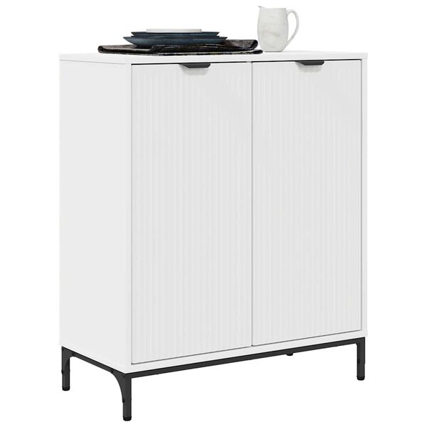 vidaXL Sideboard Vit 69,5 x 33 x 82 cm Konstruerat tr&auml;