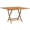 vidaXL Hopf&auml;llbart tr&auml;dg&aring;rdsbord 110x110x75 cm massiv teak