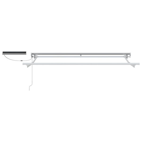 vidaXL Elektrisk Retraktabel Markis Brun 2,5 x 2 m