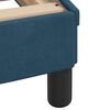 vidaXL Bed with Mattress "Dover" Blue 80x200 cm Velvet