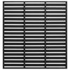vidaXL Staketpanel WPC 180x180 cm svart