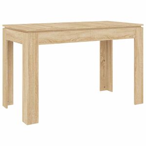 vidaXL Matbord sonoma-ek 120x60x76 cm konstruerat tr&auml;
