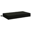 vidaXL Ryggkudde SOEST 100% Polyester Svart 70 x 40 x 10 cm