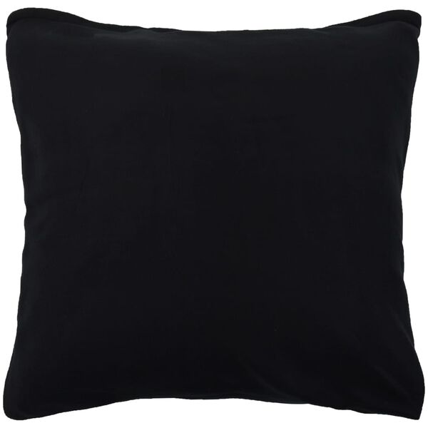 vidaXL B&auml;ddset 5 delar fleece svart 200x200/80x80 cm