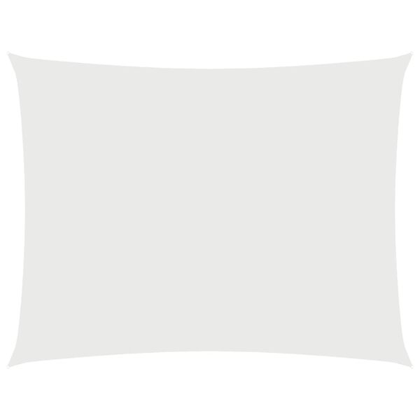 vidaXL Solsegel oxfordtyg rektangul&auml;rt 2x3,5 m vit