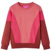 Tr&ouml;ja f&ouml;r barn f&auml;rgblock rosa och henna 92
