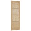vidaXL Inredningsd&ouml;rr 73,5 x 211 cm Plywood Naturlig