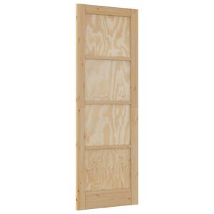 vidaXL Inredningsd&ouml;rr Naturlig 73,5 x 211 cm Plywood