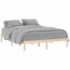 vidaXL S&auml;ngram utan madrass 152x203 cm massiv furu Queen