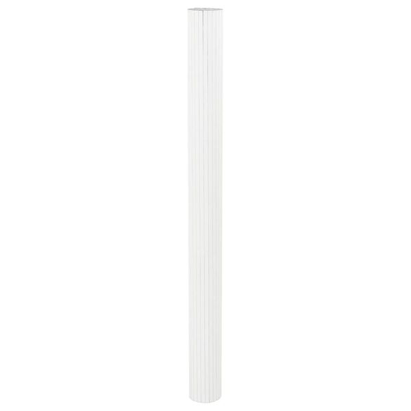 vidaXL Rumsavdelare vit bredd 600 cm h&ouml;jd 165 cm bambu