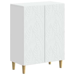 vidaXL Badrumsskrubb DELFT Vit 59,5 x 31 x 80 cm Konstruerat tr&auml;