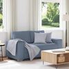 vidaXL Loveseat soffa bl&aring; 120 cm manchestertyg