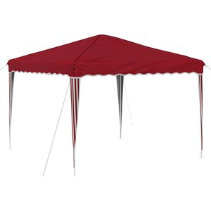 vidaXL Pop-up Partyt&auml;lt 288 x 288 x 245 cm Vinr&ouml;d Oxford Tyg