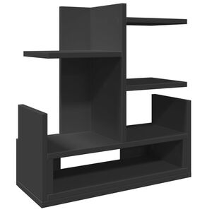 vidaXL Skrivbordshyllor svart 49x20x52,5 cm konstruerat tr&auml;