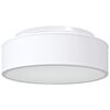 vidaXL Taklampa med str&aring;lkastare Vit 38 x 38 x 13,5 cm tyg